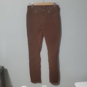 Banana Republic Traveler Pants Men's Size 28 Brown Skinny Fit Office Casual